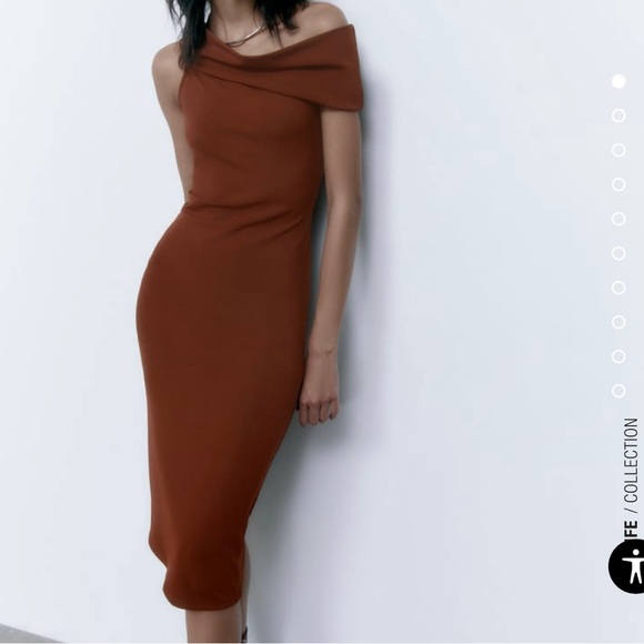 Zara Dresses Zara Brown Dress Poshmark